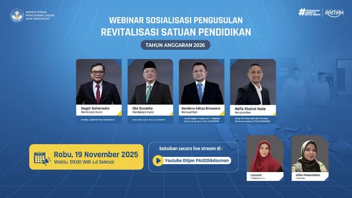 Tahun 2026, Kemendikdasmen Percepat Revitalisasi Sekolah dan Permudah Pengusulannya Melalui Aplikasi