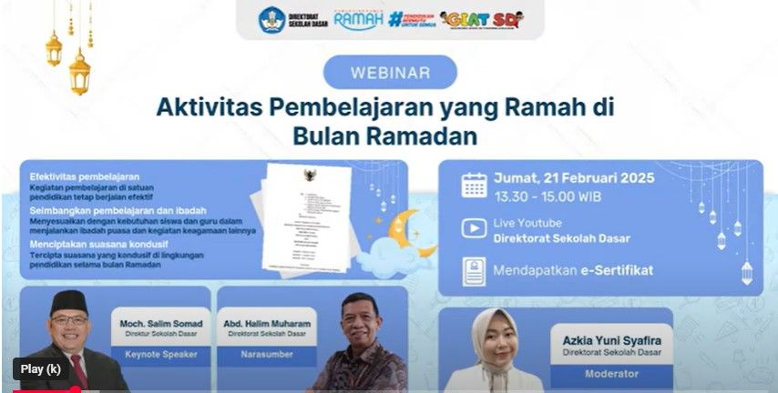 Kemendikdasmen Arahkan Pembelajaran yang Ramah Bagi Peserta Didik di Bulan Ramadan